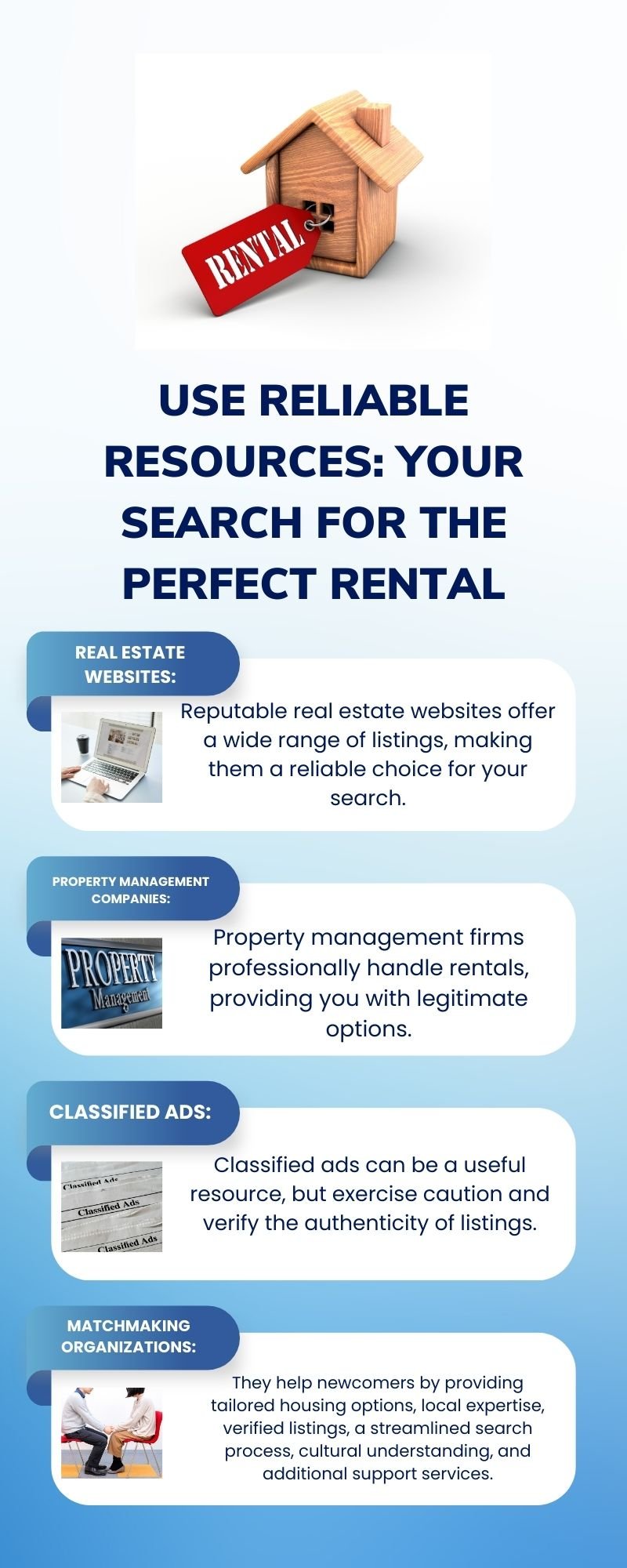 Use Reliable Resources: Your Search For The Perfect Rental